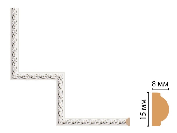 Декоративный угловой элемент DECOMASTER 130-1-7D (200*200мм)