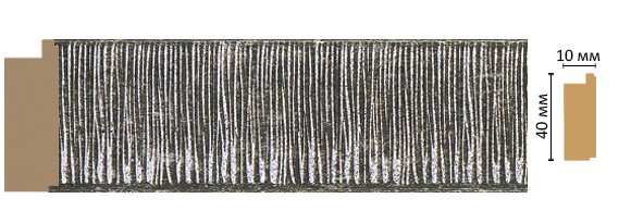 Молдинг DECOMASTER 109-29 (40*10*2400мм)
