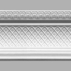 Плинтус потолочный с рисунком DECOMASTER 95140 (150х163х2400мм)