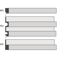 Молдинг DECOMASTER D305-70 ДМ (61*21*2900 мм)