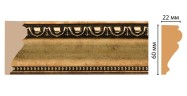 Молдинг DECOMASTER 161-57 ДМ (60*22*2400 мм)